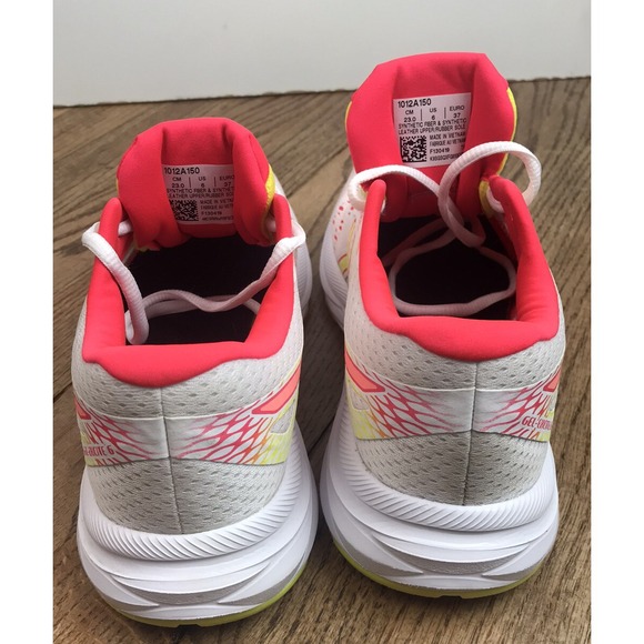 Asics Women's Gel-Excite 6 White Orange 1012A150 Running Shoes Size 6 EUC Mint - Picture 7 of 9